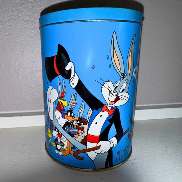 1989 Bugs Bunny 50th Birthday Tin by Brach’s – Looney Tunes Collectible - Picture 1 of 6